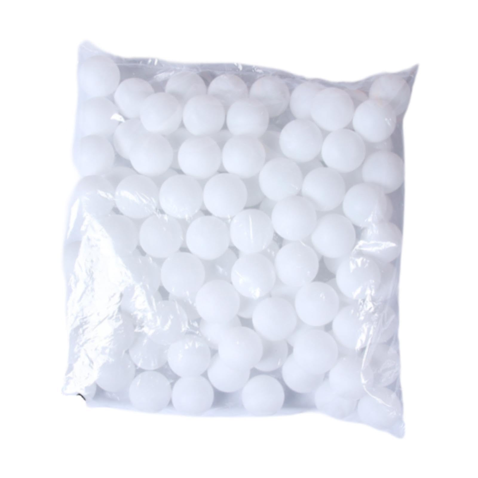 Garende Table Tennis Balls for Bingo Games and Pool Fun, 100 Pieces White