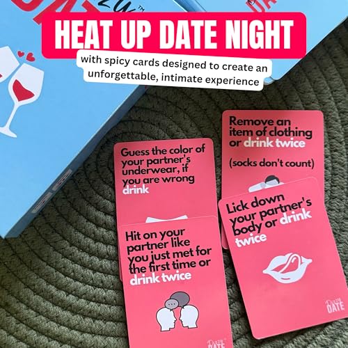 Beer Pressure Dizzy Date - The Card Game For Date Nights and Parties. Perfect Couples Gift!