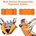 Portable Transport Stretcher with 12 Rubber Handles & Carrying Bag – Dog Stretcher & Gurney, Patient Animal Mover for Emergency Casualty Evacuation, 400lbs Capacity（Orange）