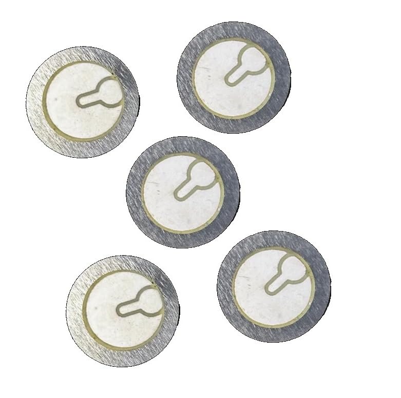 Piezoelectric Sensor Silver color Disc, 27 mm dia, Ceramic Element Sounder Transducer, Buzzer Trigger - Pack of 5-image-19
