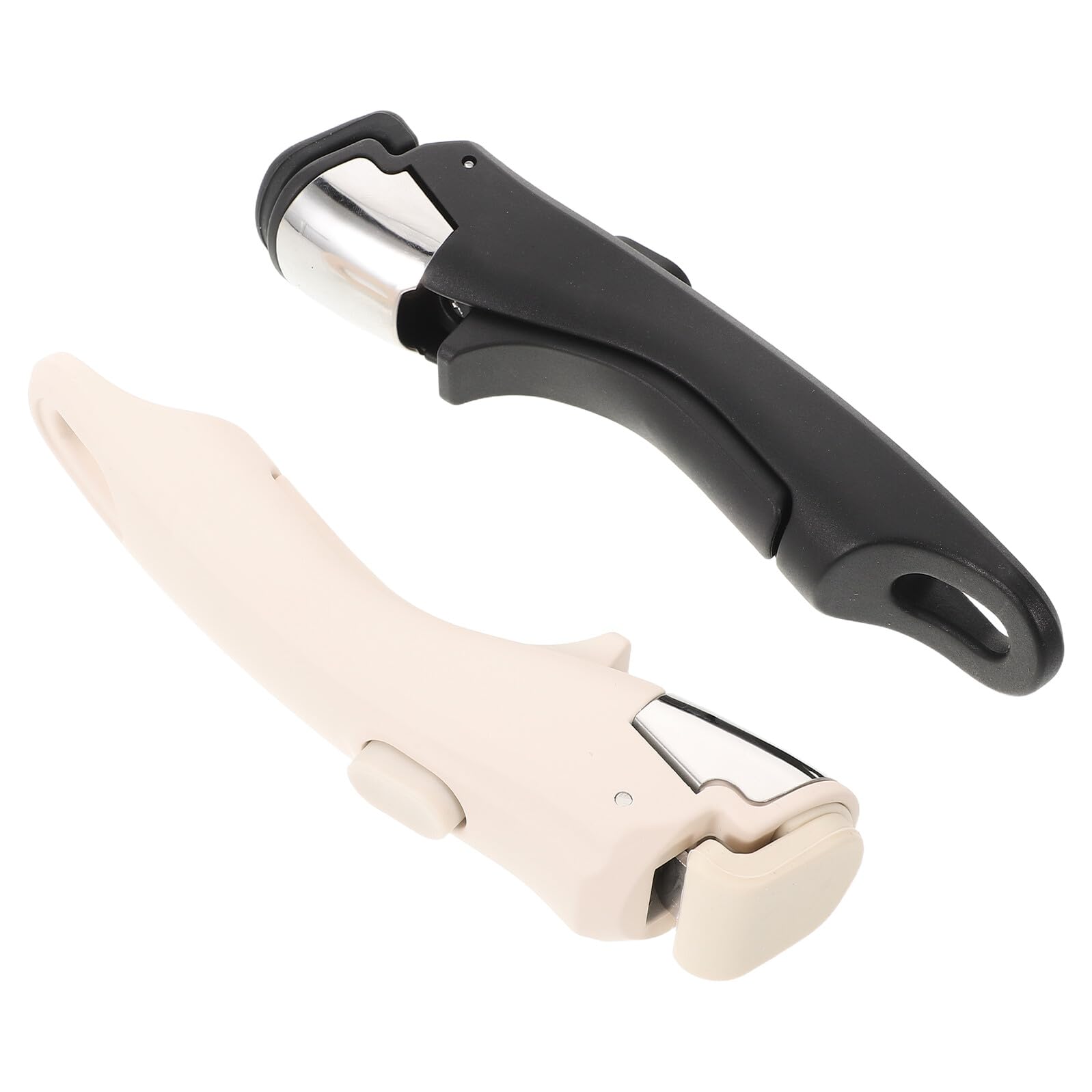 2 Asas Extraíbles Aplicables para Ollas y Sartenes Mango Desmontable Resistente al Calor Repuesto para Utensilios de Cocina Diseño Compacto para Ahorro de Espacio 2 Piezas