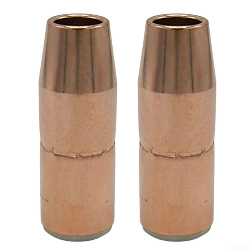 Boquilla de soldadura N-A5814C de cobre para Miller para acculock S grande 5/8 pulgadas, compatible con MDX-250 y para quemadores bernard BTB MIG, apto para difusores D-MA250 (5 unidades)