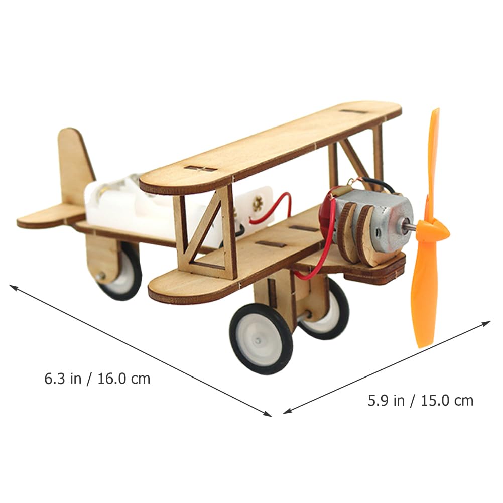 SAFIGLE Electric Taxi Plane Diy Assembly Kit for Kids - Image 2