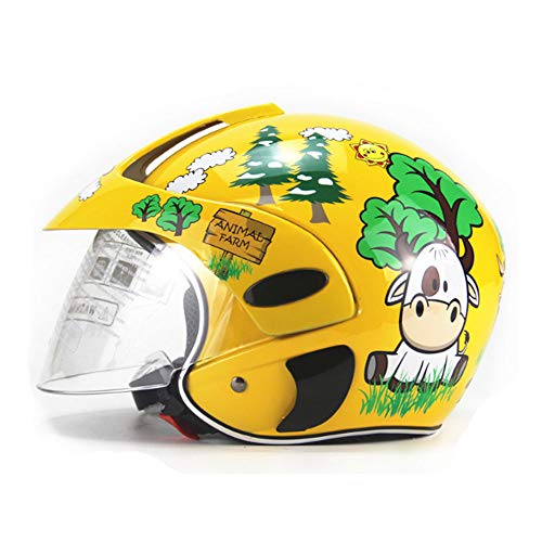 Casque de vélo pour enfants demi-casque moto bmx skateboard et scooter filles garçons