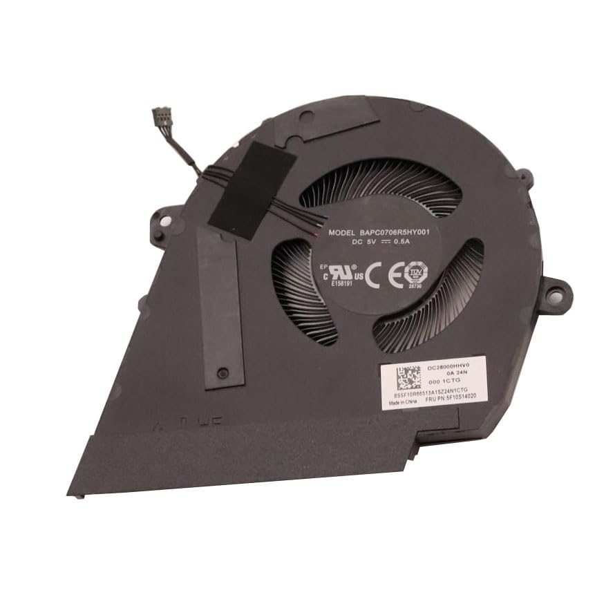 Generic Laptop Cooling Fan for Lenovo BAPC0706R5HY001 DC 5V 0.5A New