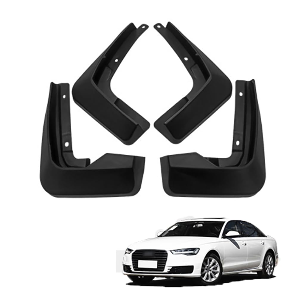 AMHVMU 4pcs Mud Flaps for Audi A6L Standard Edition 2018