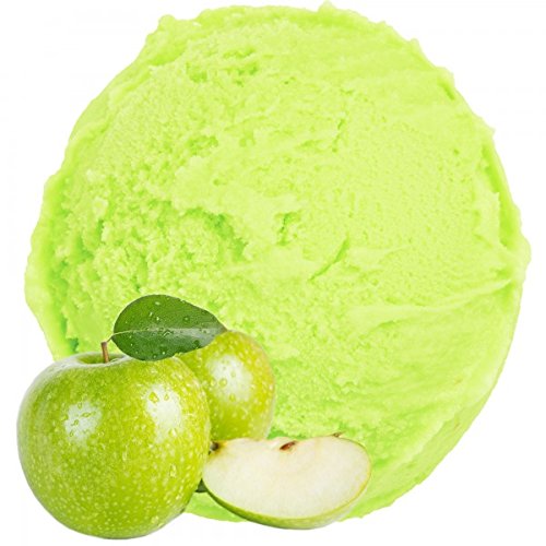 Gino Gelati Saurer Apfel Geschmack Eispulver Softeispulver 1:3 - für Party, Kinder, Kindergarten Eis, Stieleis
