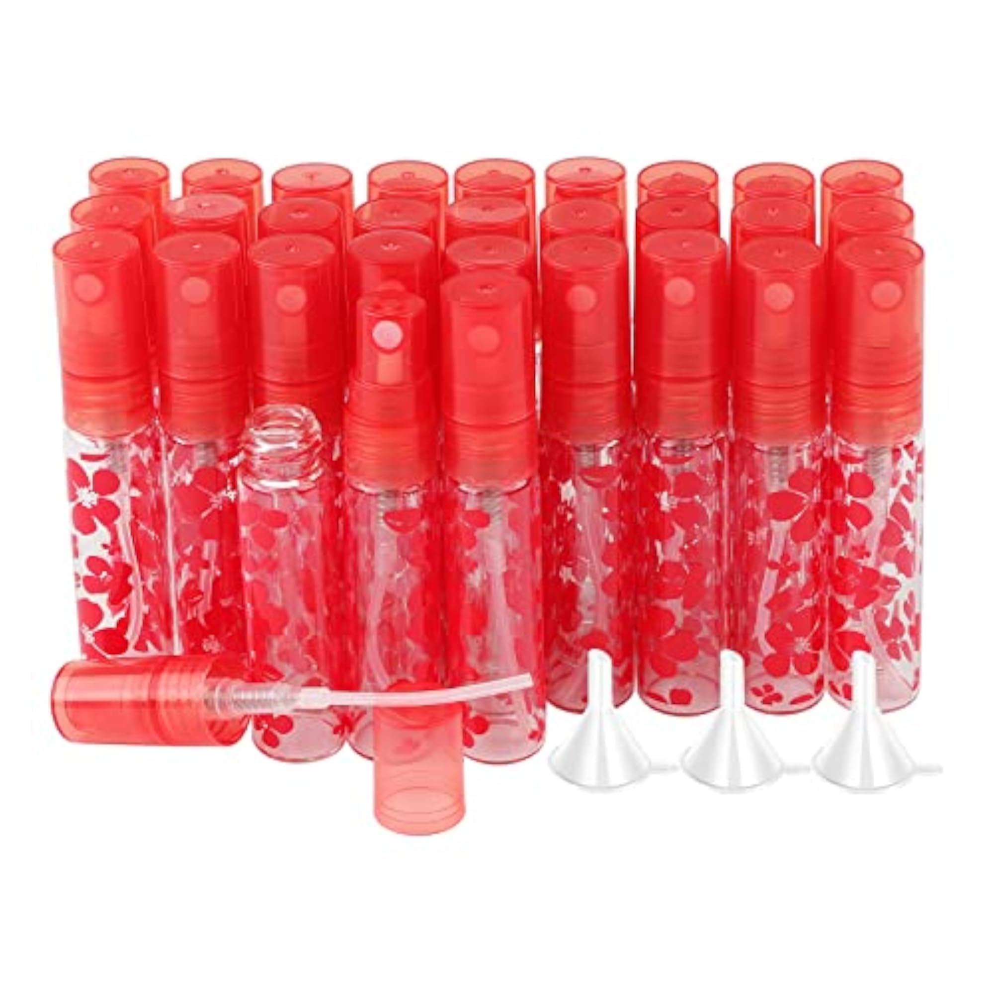 30Pcs Glass Spray Bottles Set, 5ml Mini Glass Sprayers