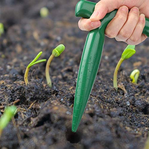Set 4 piezas dispensador de semillas ajustable para jardín miniatura 3