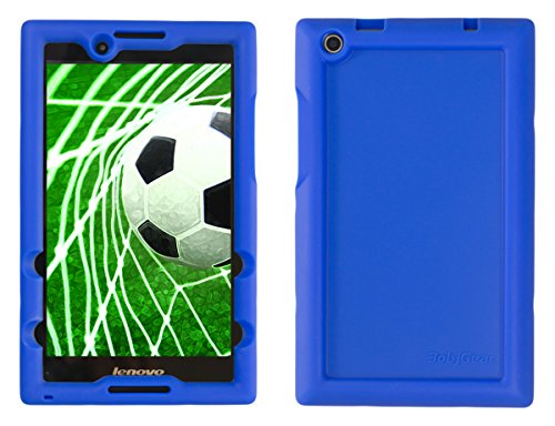 Bobj Rugged Case for Lenovo Tab 2 A8-50, A8-50F, Also Tab 3 TB3-850F, TB3-850M, ZA170001US, ZA170003US – BobjGear Custom Fit - Patented Venting - Sound Amplification - Kid Friendly (Batfish Blue)