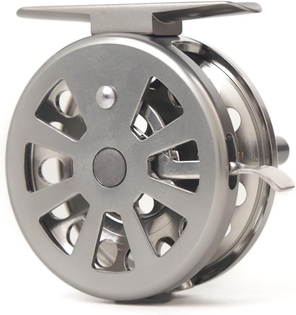 Kołowrotek Muchowy, Kołowrotek Muchowy Aluminiowy Kołowrotek Do Wędkowania Pod Lodem Lewostronne/Praworęczne Koło Do Wędkowania Podlodowego 50 Mm 60 Mm Zimo, Dia 50MM Left, 2