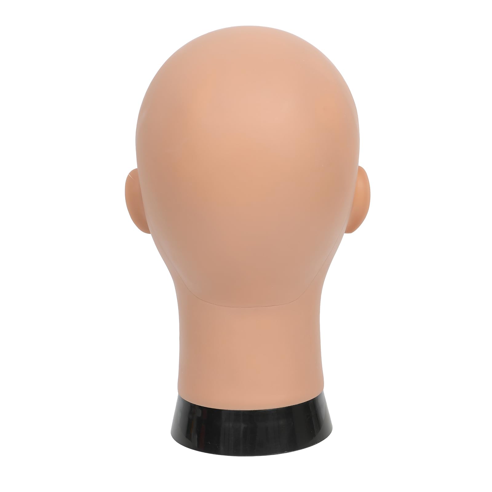 Cabeza de maniquí femenina calva profesional para entrenamiento de cosmetología, cabeza de maniquí calva para hacer pelucas y soporte de exhibición con abrazadera de mesa gratis