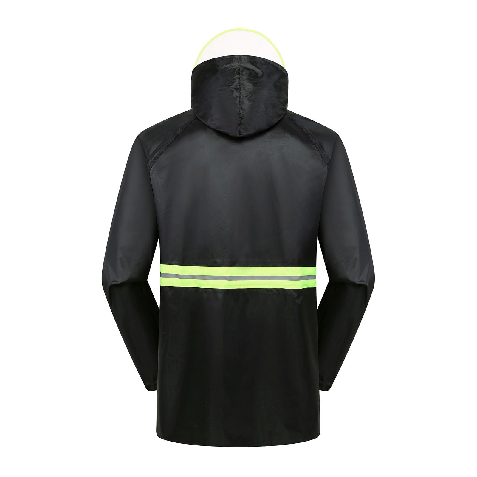 Regenanzug Herren Wasserdicht 2 Stück Regenjacke Mit Regenhose Fahrrad Reflektierender Regenbekleidung Reflektierend Regenkombi Atmungsaktiver Leichter Regenmantel Mit Kapuze
