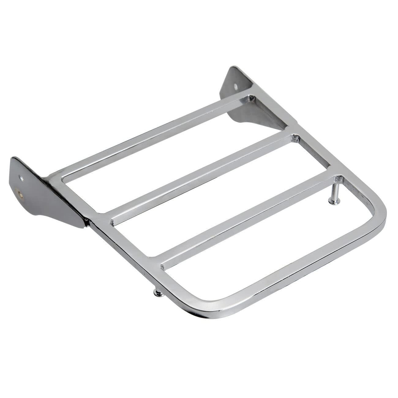 Porta Bagagli Per Yamaha Per V-Star 400 650 1100 Per Classic Per XVS 1998-2011 Posteriore Del Motociclo Per Sissy Bar Portapacchi Chrome Schienale Staccabile Portabagagli