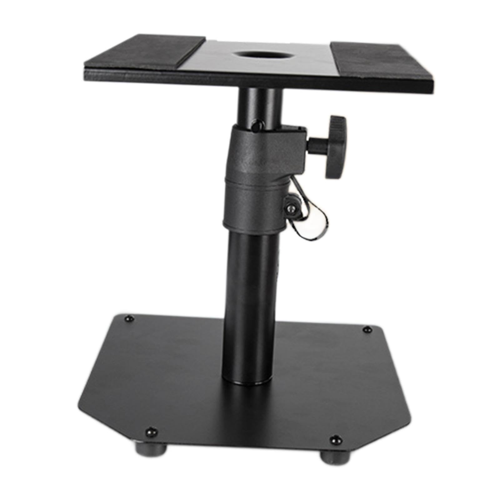 Menolana Studio Monitor Stand,Adjustable Height Rack Home Audio Accessories Speaker Stand Speaker Holder for Desk Speaker,Music Studio, Without C Clamp
