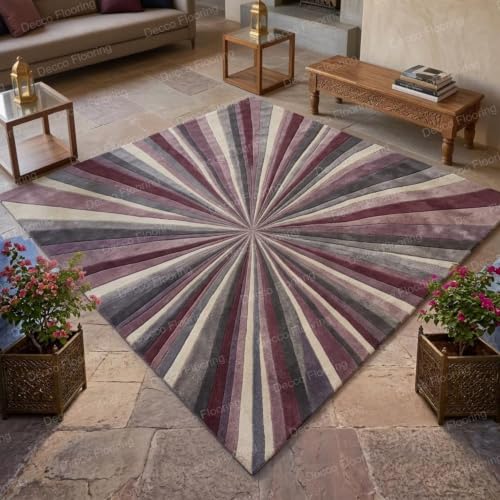 Image of Soft Pure Woolen Modern Collection Tufted Carpet for Living Room,Bedroom'Kitchen and Hall (9 X 12) Feet
