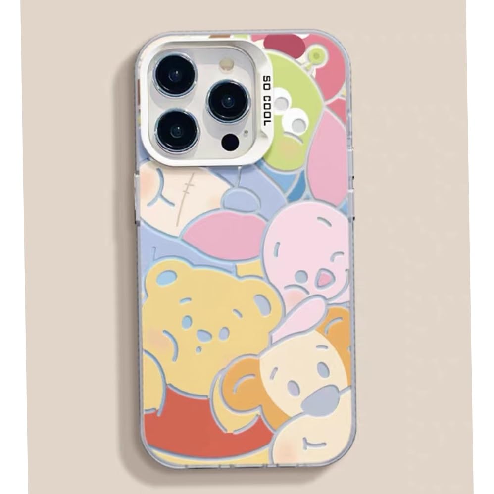 Amazon.co.jp: くまのプーさん 電話ケース iphone15/iphone14/iphone13