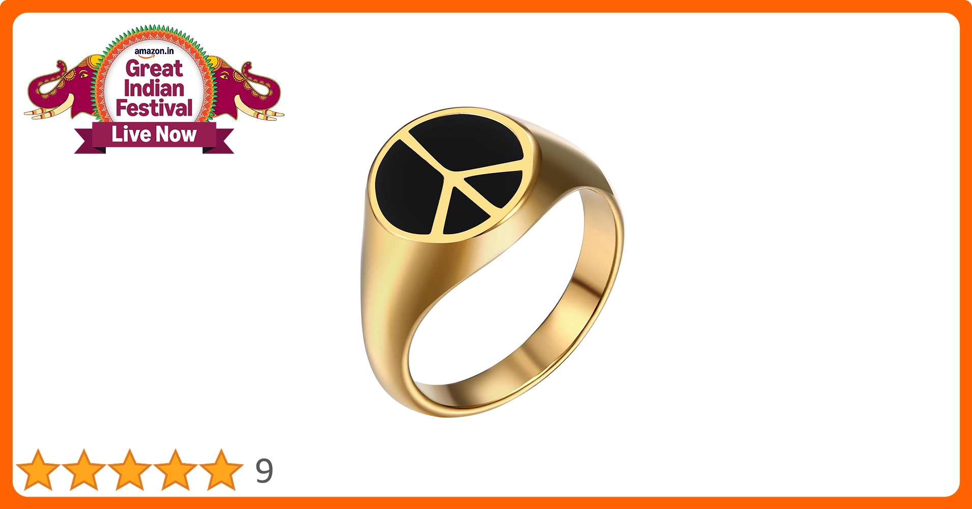 アクセサリー PEACE SYMBOL RING Peace Ring - Etsy