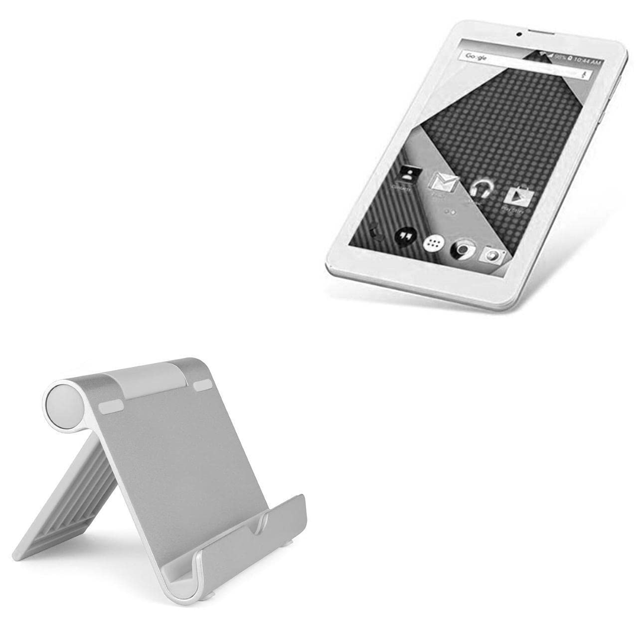 BoxWave Stand and Mount Compatible with Plum Optimax 2 - VersaView Aluminum Stand, Portable, Multi Angle Viewing Stand for Plum Optimax 2