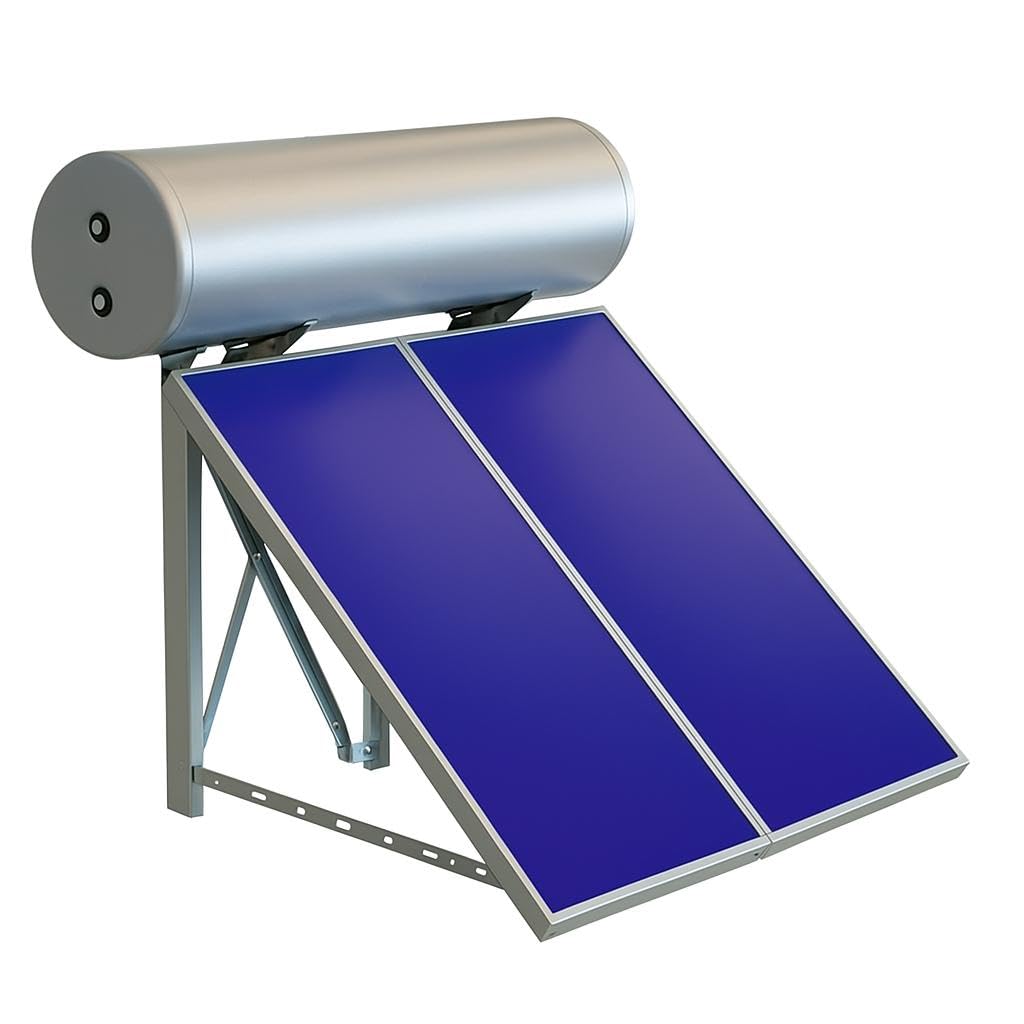 Pannello solare termico 300 lt circolazione naturale da 4.56 mq per Tetto Piano e a Falde