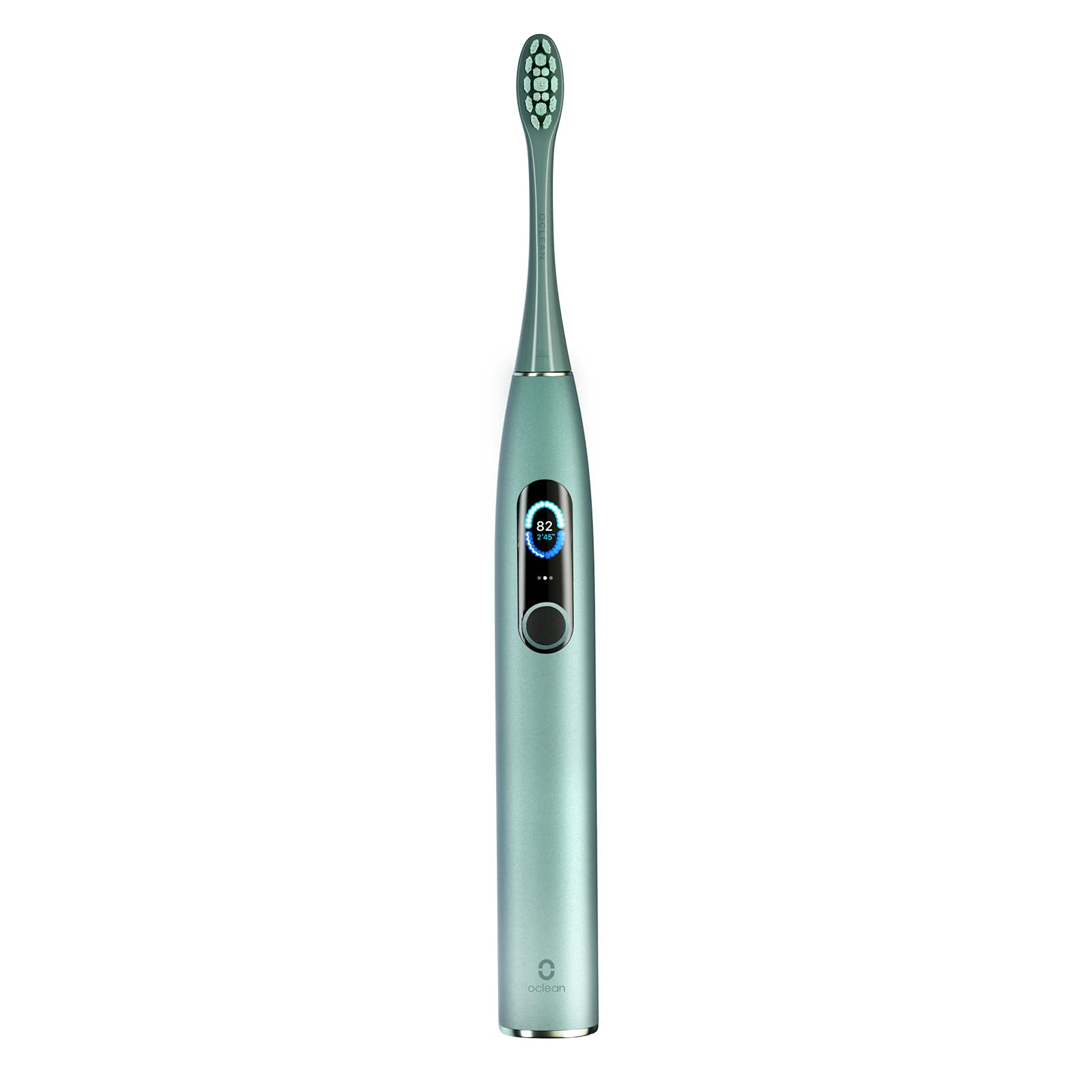 OcleanX Pro, Smart Electric Toothbrush, 3 Modes with Whitening, Quick Charge for 30 Days, Anti-Mould Design, IPX7 – Green