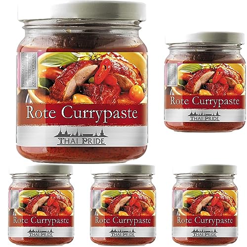 Thai Pride Pasta De Curry Roja 200 g (Paquete de 5)