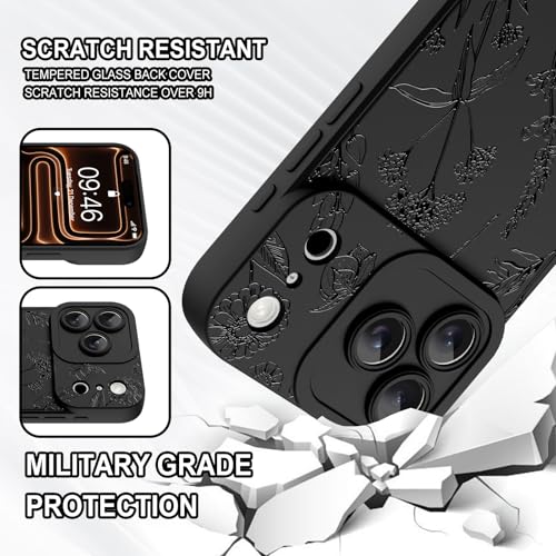 Coque iPhone 17 Pro Max motif floral silicone mignon protection - 3