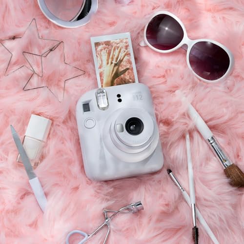 Image of instax mini 12 camera, CLAY WHITE