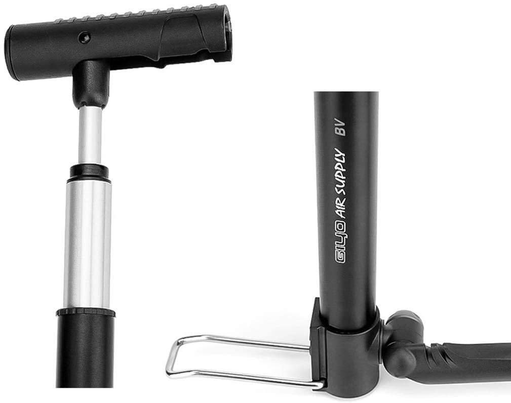 Nologo Gonfiagomme Pompa a Pedale Pompa da Bicicletta Portatile ad Alta Pressione d'Aria della Pompa della Gomma di Automobile della Pompa Altro Gonfiabili (Color : -)
