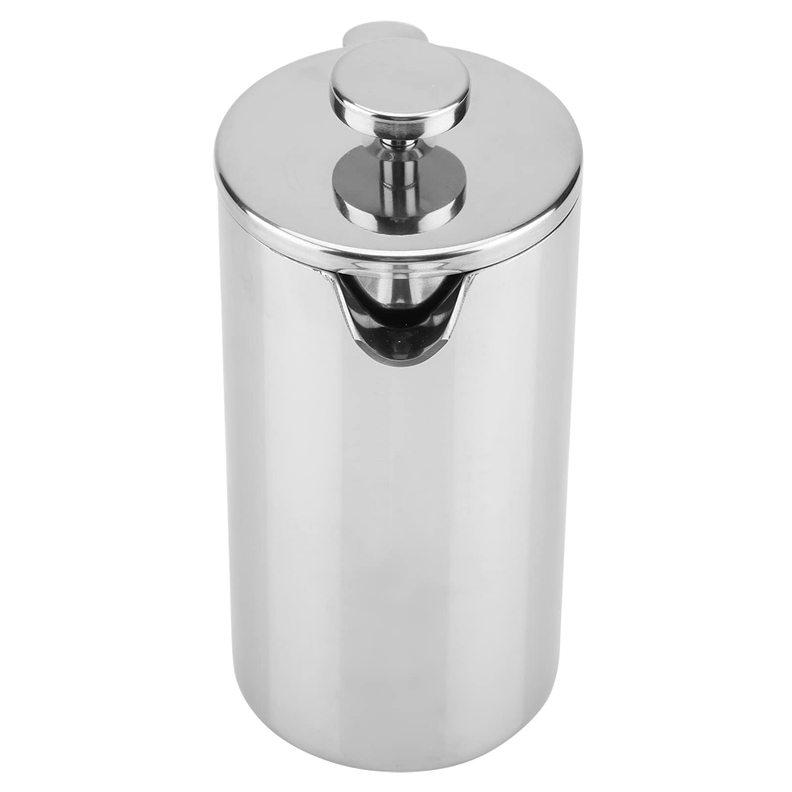 800 ml/1000 ml French-Press-Kaffeemaschine, doppelwandige isolierte Kaffeepresse mit Filter, Heiß-Kaltbrüh-Teekanne, Edelstahl-Teebereiter für die Küche (1000 ml)