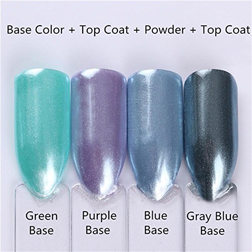 Nagelkunst-Pailletten Glitzerpuder für Damen, Nagelkunst, Glitzerpuder für Frauen, glänzende DIY-Pigment-Maniküre mit… – Bild 7