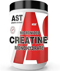 CREATINA MICRONIZADA E MONIHIDRATADA 300G - AST SPORTS SCIENCE