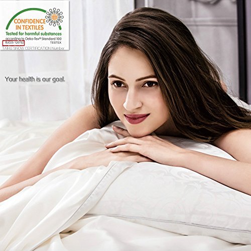 Thxsilk Silk Sheet Set 4 Pcs, 7A+ Silk Bed Sheets, Luxury Bedding Sets -Ultra Soft, Durable-100% Top Grade Mulberry Silk, King Size, Purple #TOP6