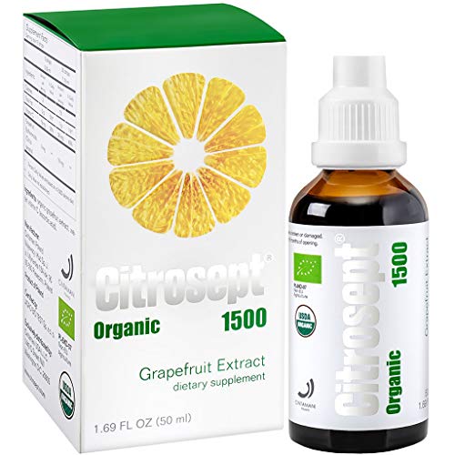 Citrosept Organic Grapefruit Seed Extract with bioflavonoids GSE 1500 50 ml