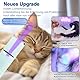 Dufuso Leise Schermaschine Katze Set, 4 in 1 Haarschneidemaschine Mit LED-Licht, Profi Pfotentrimmer Für Hunde, Für Große Kleine Katzen Hunde, Für Pfoten, Augen, Ohren, Gesicht, Körpe (Grün)