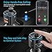 NULAXY FM Transmitter für Auto, Bluetooth V5.0 mit QC3.0 & 7 LED Farblicht, Wireless Radio Adapter...