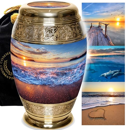 Image of Hawaiian Sunset Cremation Urns for Human Ashes Adult Male Urns for Ashes