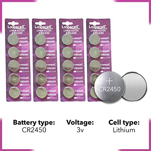 Batería de litio LOOPACELL CR2450 3V Pack 20 miniatura 3