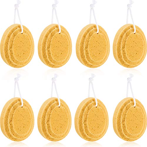 8 Pieces Soft Shower Sponge Soft Bath Sponge Exfoliating Shower Foam Body Sponge Exfoliating Soothing Sponge for Women Men Bathroom Supply