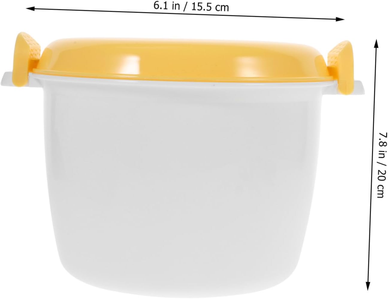 Microwave Rice Cooker 1-2L Plastic for Kitchen and Noodles