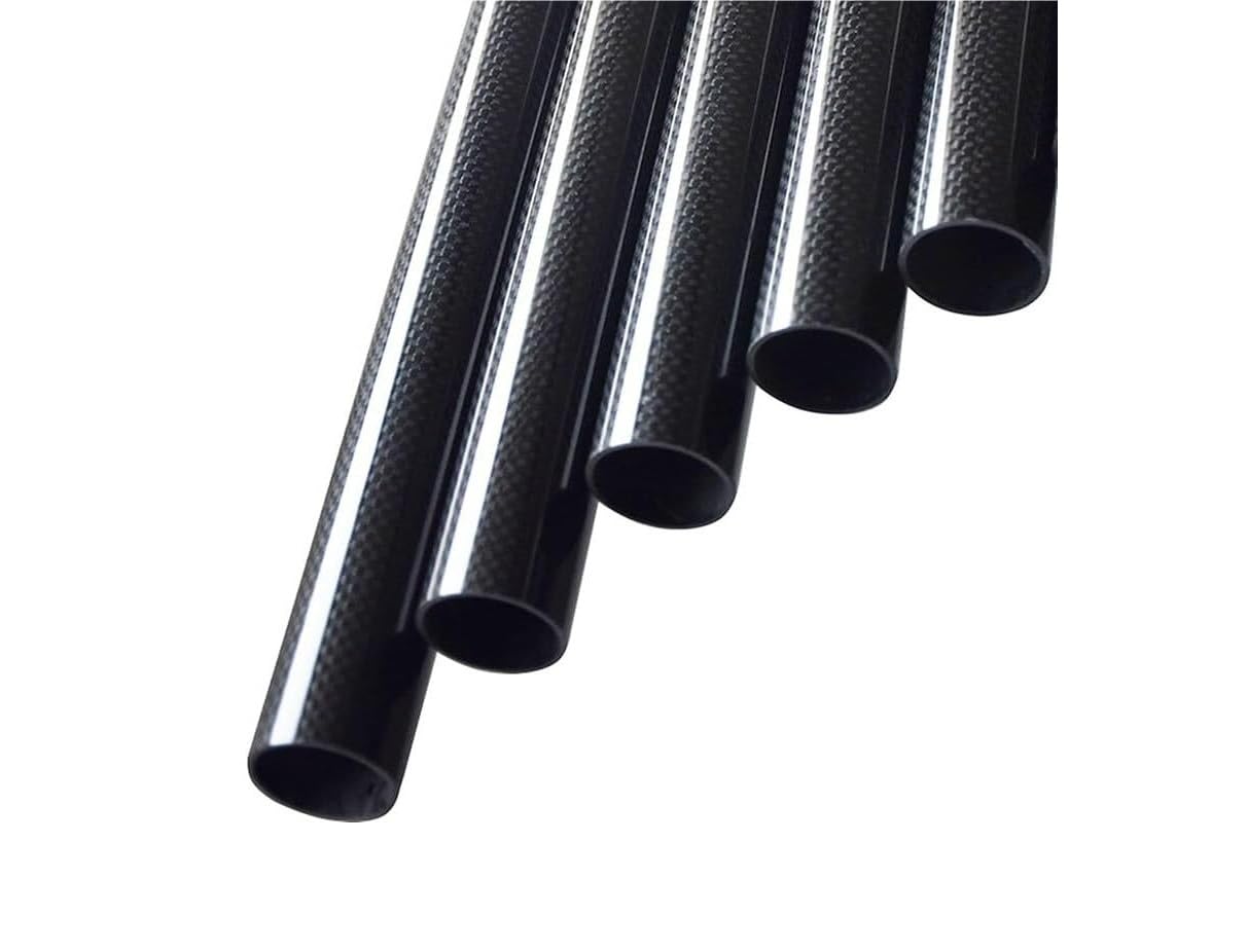 4 szt. Rura z włókna węglowego 100 mm – wysoka wytrzymałość, lekkość i elastyczność(20x17mm)