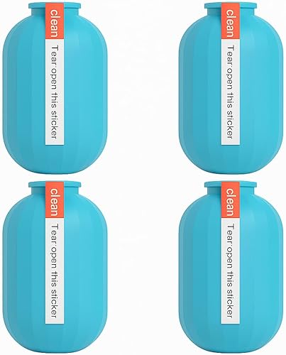 FESTIVAGUARD Limpiador de tanque de inodoro, 4 unidades, botella de gel automática para desodorizar, eliminar manchas y escamas, frescura duradera