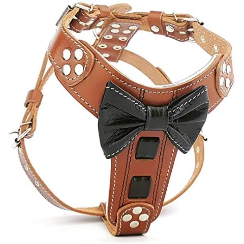Bestia |Bowtie| Leder Brustgeschirr für Französische Bulldoggen. 100% Leder. Handgefertigt. Top Qualität Cover