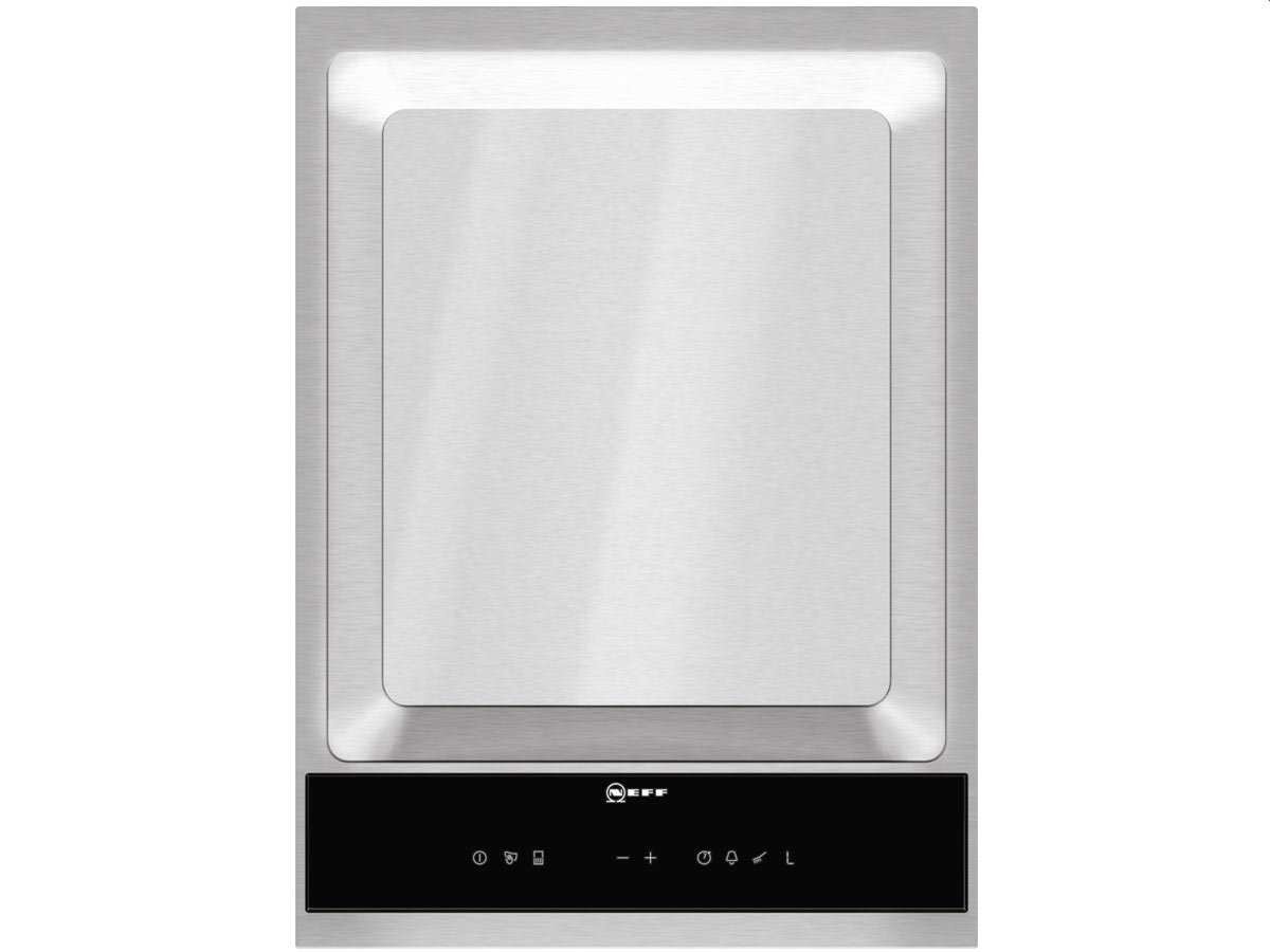 NEFF N74TD00N0 Kochfeld Elektro und Gas, 39,60 cm, 40 cm Vario, Domino Teppan, Edelstahl
