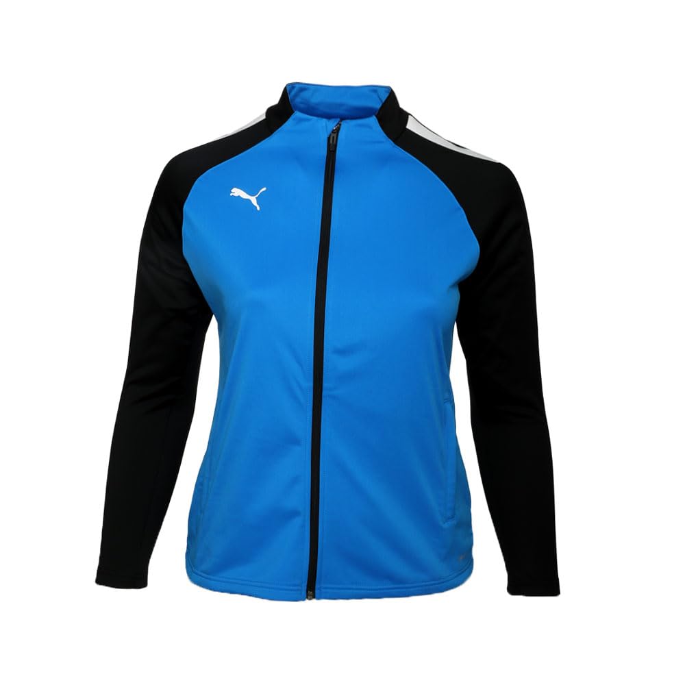 PUMA Women's TeamLIGA Training Jacket, Electric Blue Lemonade Black, XS
