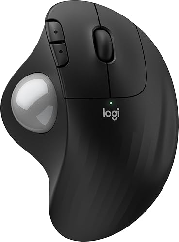 Logitech Ergo M575S Ratón inalámbrico de Trackball, mouse ergonómico inalámbrico con Bluetooth y dongle cifrado, cómodo control de pulgar, disponible en Yaxa Colombia