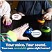 Learning Resources Recordable Answer Buzzers - Set of 4, Ages 3+ | Pre-K Personalized Sound Buzzers, Recordable Buttons, Game Show Buzzers, Perfect for Family Game and Trivia Nights