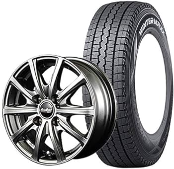 12インチ　ホイール　タイヤ　セット　4本　スタッドレス　汎用　軽トラ　バン Amazon | (タイヤ)ダンロップLV01 145/80R12(ホイール)TIRADO