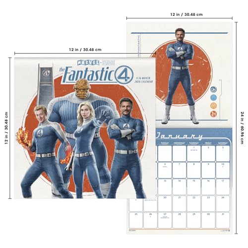 2026 Fantastic Four Wall Calendar - image 7