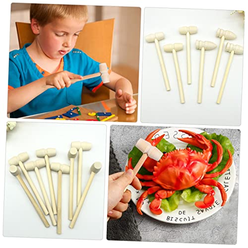 FAVOMOTO 3 Conjuntos De 24 Peças De Brinquedo Infantil Martelo De Madeira Brinquedos De Martelo De M